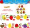 32‑Pack Hawaiian Fruit DIY Sticker Art Craft Kit for Kids | Summer Party Favors, Early Education & Classroom Fun Game Activities